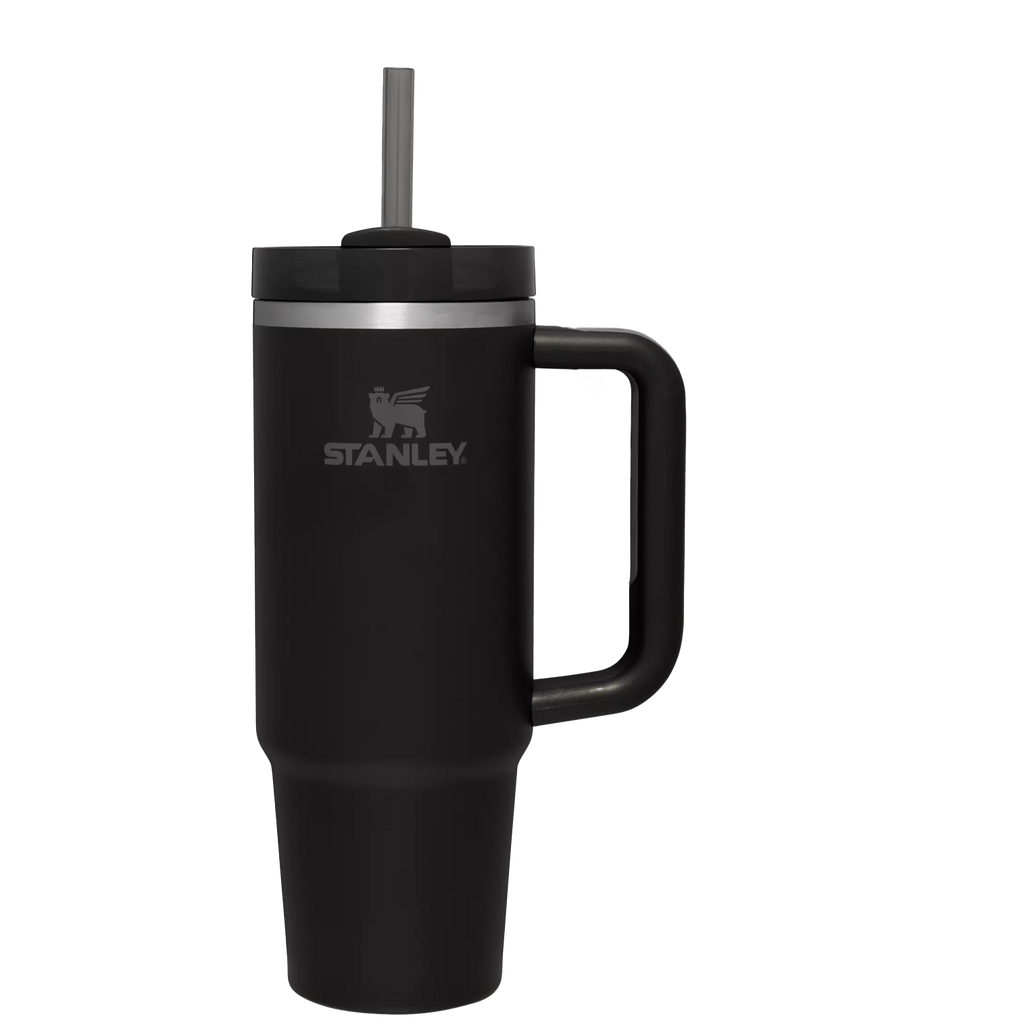 Double-Wall Vacuum The Quencher H2.0 Flowstate Tumbler | Stanley Create D331C - FlowState 3-Position Lid Insulated Travel Mug - Black