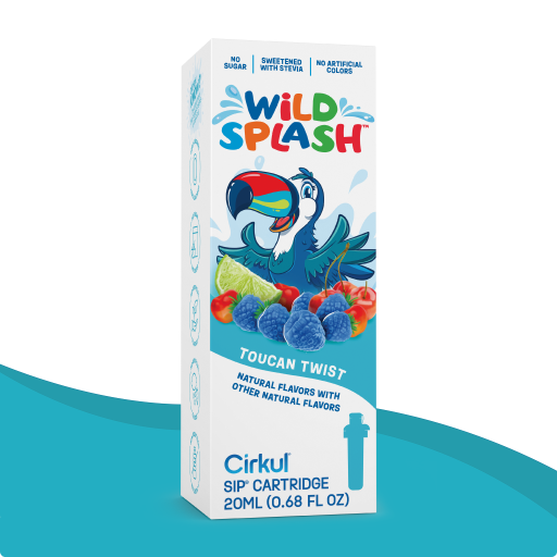 Vitamin-Infused Wild Splash Toucan Twist PF3X - Electrolyte Hydration Enhanced Taste Cartridges Detail